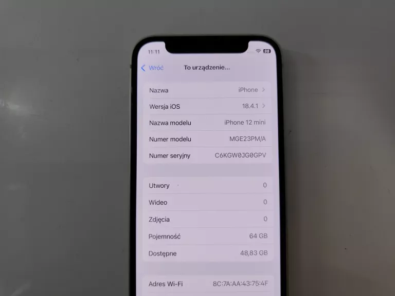 APPLE IPHONE 12 MINI 4/64GB BATERIA 82%