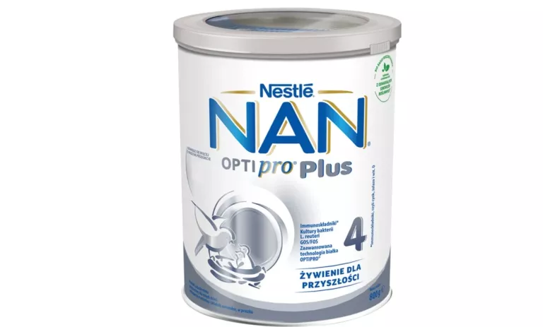 MLEKO MODYFIKOWANE NAN OPTIPRO PLUS 4 DLA DZIECI PO 2. ROKU 800 G