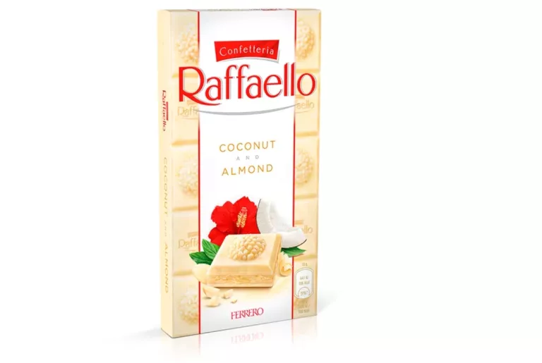 RAFAELLO BIAŁA CZEKOLADA KOKOS Z KREMEM MIGDAŁOWYM 90G