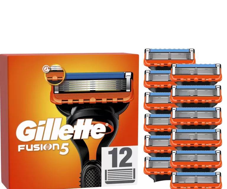 12X WKŁADY DO GILLETTE FUSION5 OSTRZA WYMIENNE DO GOLENIA FUSION 12 SZT