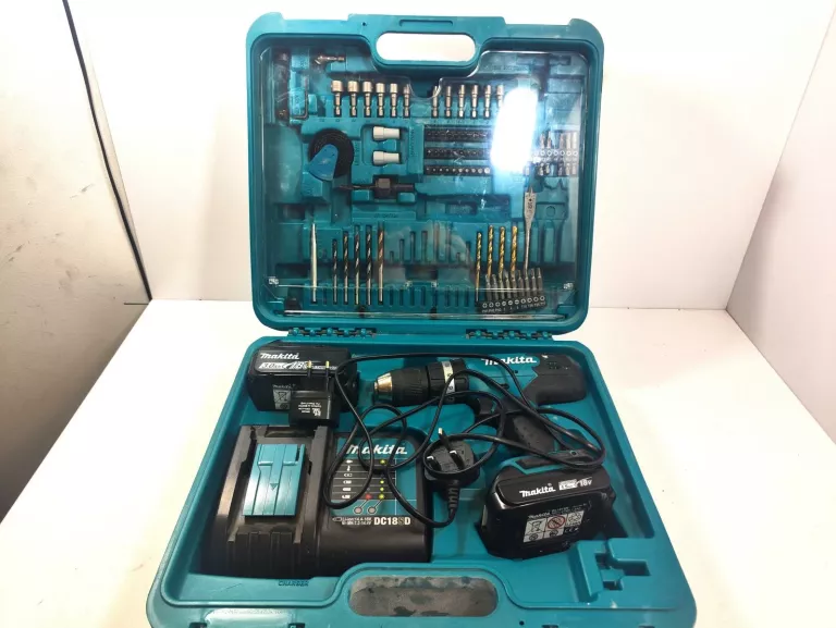 MAKITA DHP453 + 2 AKU + ŁAD WAL