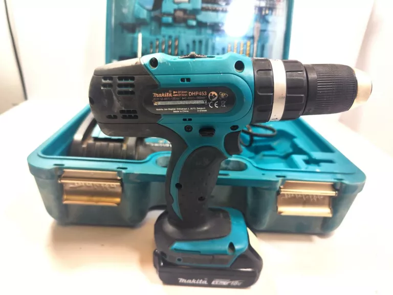 MAKITA DHP453 + 2 AKU + ŁAD WAL