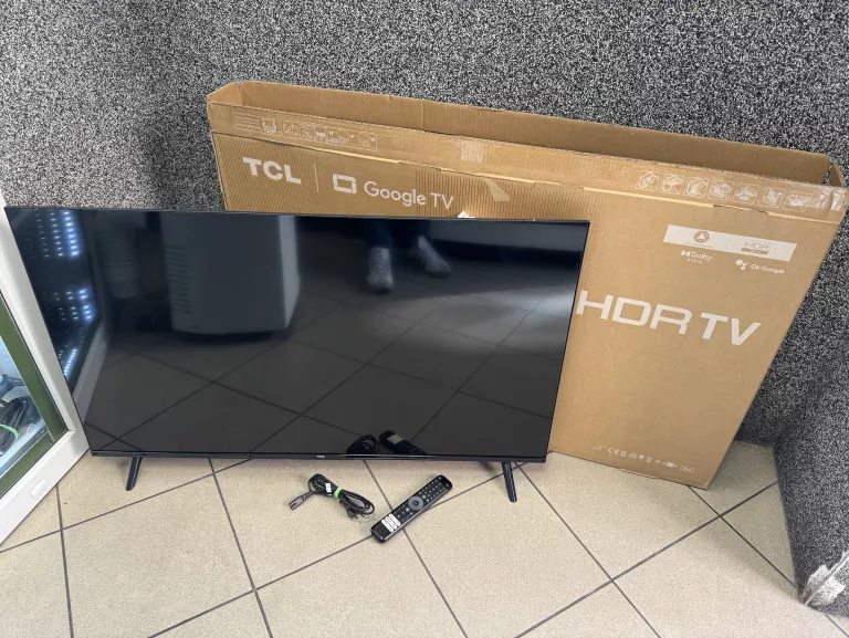 TELEWIZOR TCL 43V6B 43" LED 4K GOOGLE TV HDMI 2.1 DVB-T2 /PUDEŁKO