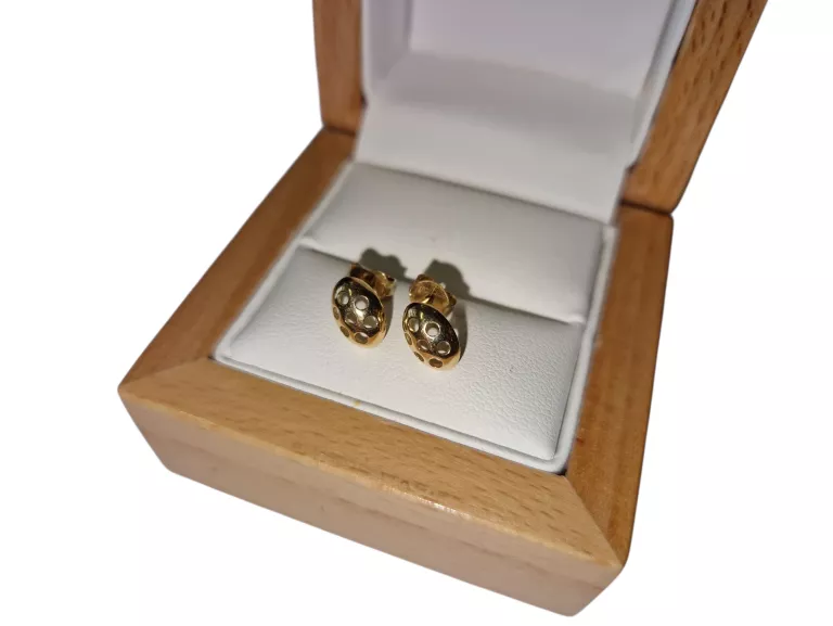 ciekawe-zlote-kolczyki-pchelki-sztyft-pr-585-rodzaj-2205-2