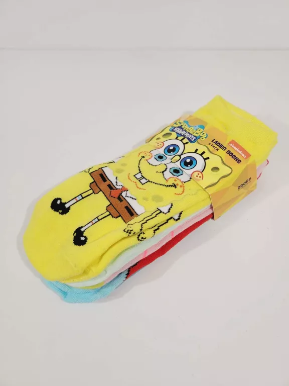 SKARPETY CROPP SPONGEBOB R.39-41 /5 PAK