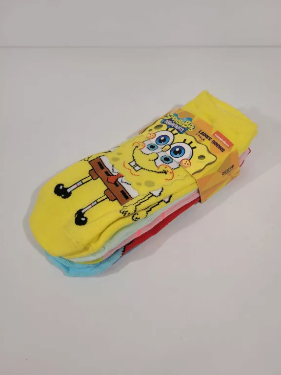 SKARPETY CROPP SPONGEBOB R.39-41 /5 PAK