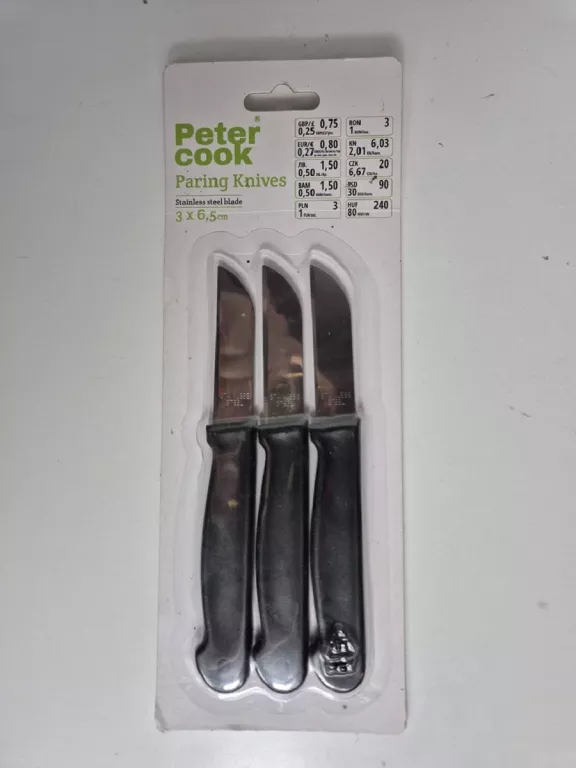 NOŻE PETER COOK 3 X 6,5 CM