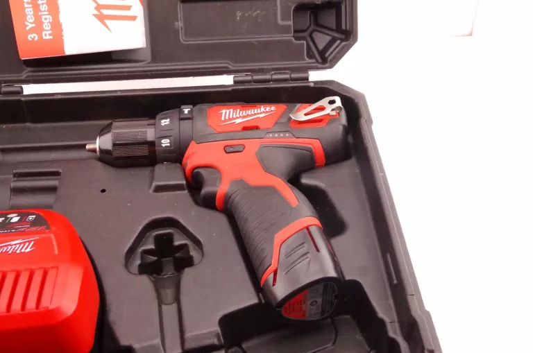 CUDOWNA WKRĘTARKA MILWAUKEE M12 BPD MEGA ZESTAW SUPER STAN