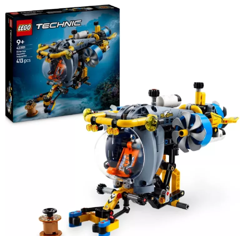 LEGO TECHNIC 42201 TECHNIC 42201 GŁĘBINOWY OKRĘT PODWODNY DO BADAŃ