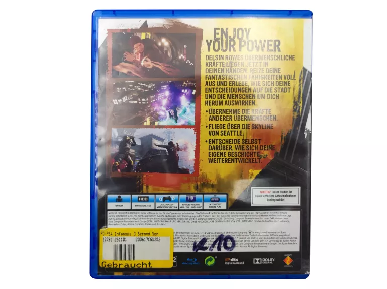 GRA PS4 INFAMOUS SECOND SON