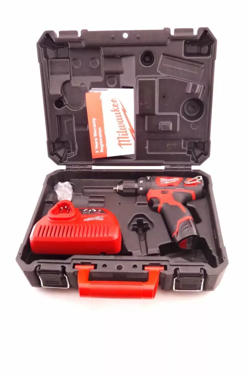 CUDOWNA WKRĘTARKA MILWAUKEE M12 BPD MEGA ZESTAW SUPER STAN