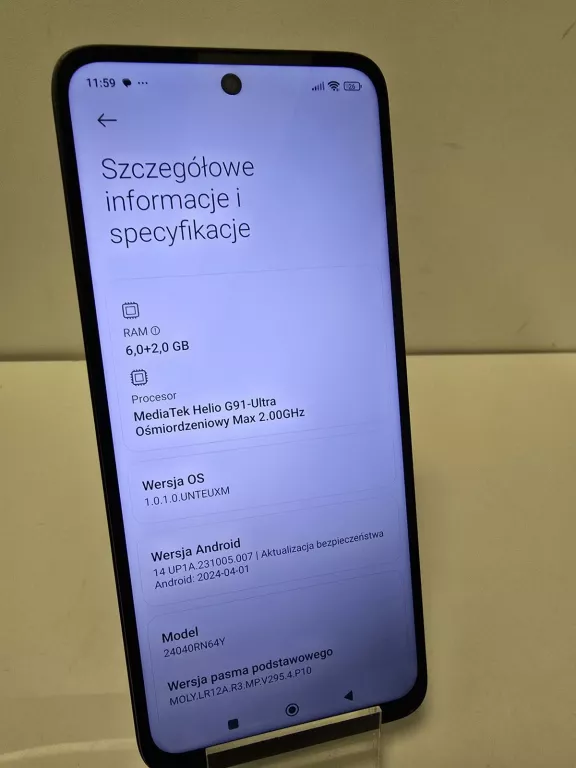 TELEFON XIAOMI REDMI 13 6/ 128GB SOLO