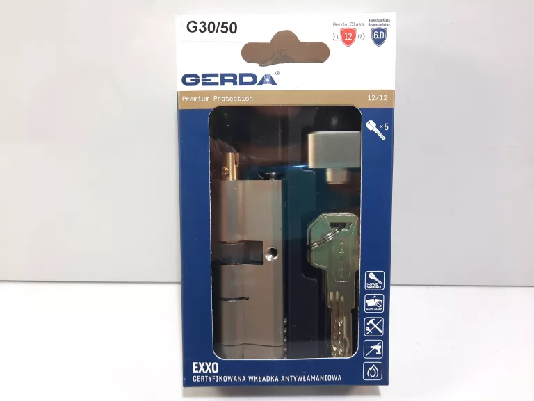 WKŁADKA GERDA EXXO G30/50 MM NIKIEL