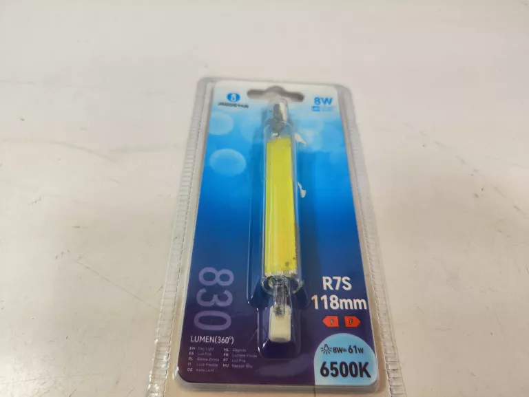 ŻARNIK LED ŻARÓWKA R7S 9W 118MM 1000LM 6500K ZIMNA