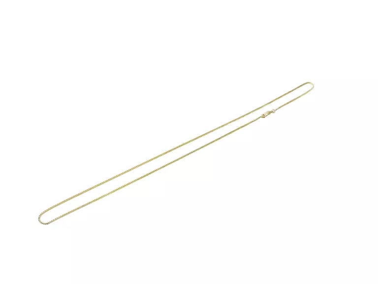 ZŁOTY ŁAŃCUSZEK KOSTKA P:585 2,27G 50CM