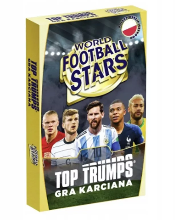 GRA KARCIANA TOP TRUMPS WORLD FOOTBAL STARS WMO4886 WINNING MOVES