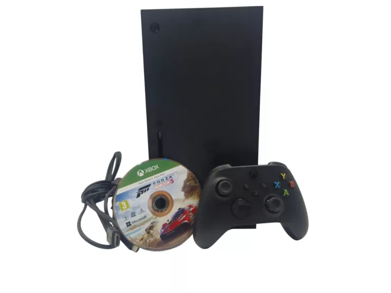 KONSOLA XBOX SERIES X 1TB Z GRĄ FORZA HORIZON 5 PAD OKABLOWANIE
