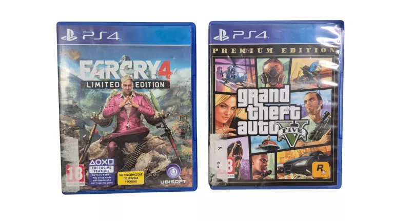 KONSOLA PS4 +PAD+KABLE+2 GRY