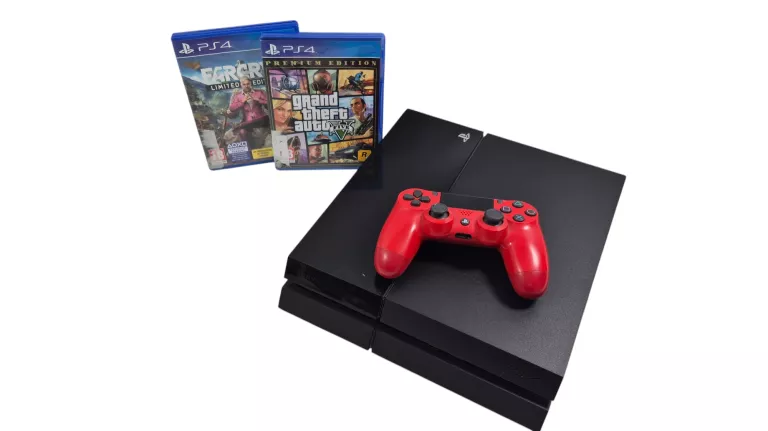 KONSOLA PS4 +PAD+KABLE+2 GRY