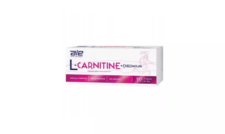 ALE L-CARNITINE CHROMIUM, KAPSUŁKI 60 SZT L-KARNITYN CHROM METABOLIZM
