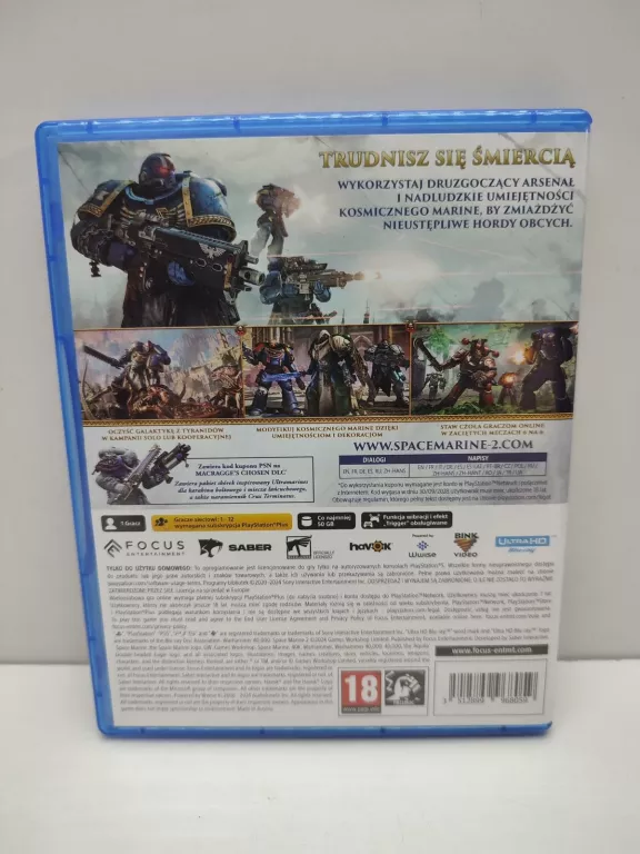 GRA NA PS5 WARHAMMER 40.000 SPACE MARINE II