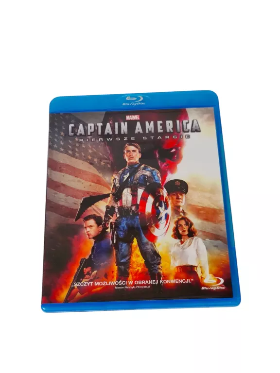KAPITAN AMERYKA KOLEKCJA TRZECH FILMÓW TRYLOGIA BLURAY