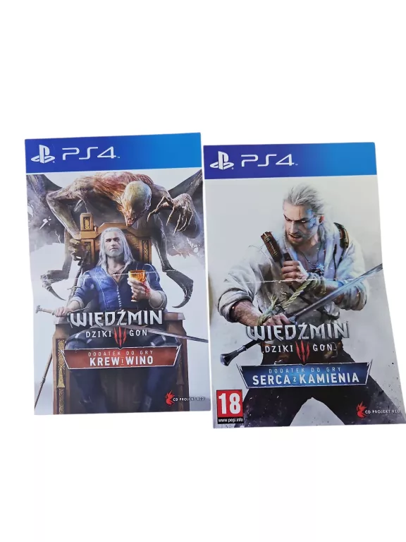 GRA WIEDŹMIN DZIKI GON PS4 + DODATKI