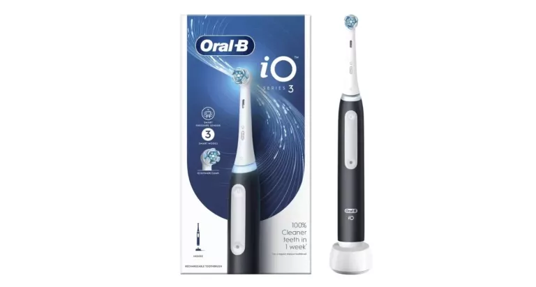 ORAL-B IO 3 BLACK SZCZOTECZKA ELEKTRYCZNA CZARNA