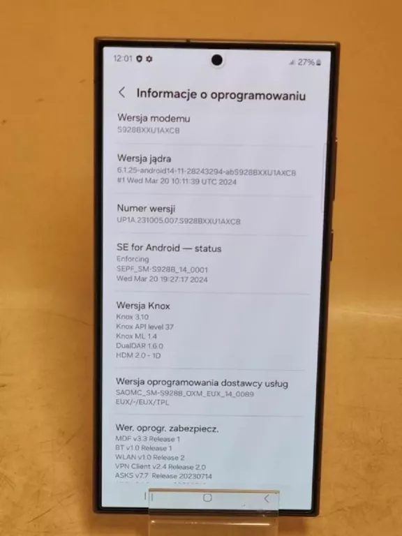 TELEFON SAMSUNG GALAXY S24 ULTRA 12/256GB