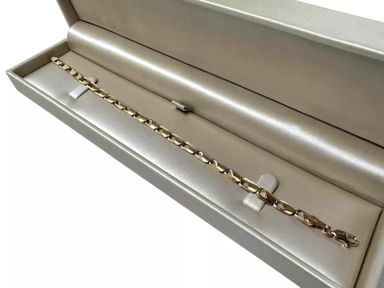 ZŁOTA BRANSOLETKA ORGINALNY SPLOT PR: 585 W: 4,92G DŁ: 21CM