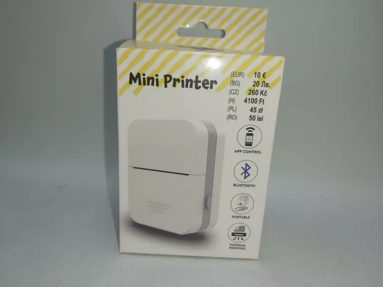 MINI DRUKARKA PORTABLE MINI PRINTER TEDI