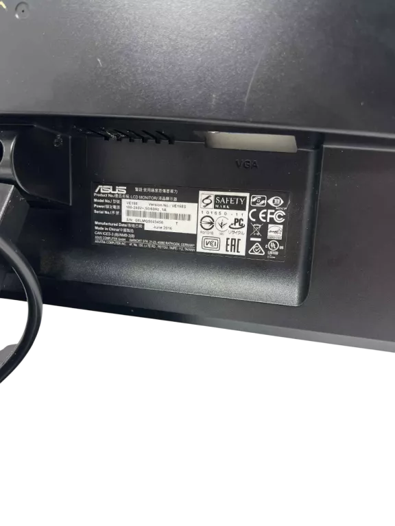 MONITOR ASUS VE198