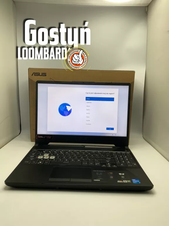 LAPTOP ASUS TUF GAMING F15 16GB 512GB WIN 11 I5 KPL