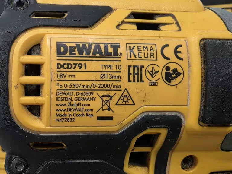 ZESTAW DEWALT DCK268 WKRĘTARKA DCD791 + ZAKRĘTARKA DCF887 3X AKU