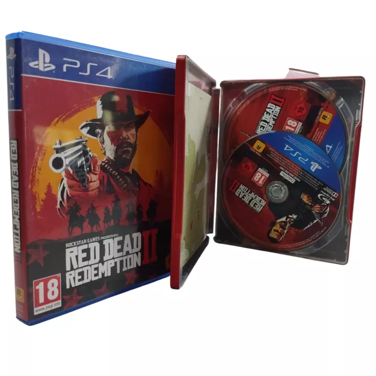 GRA RED DEAD REDEMPTION II STEELBOOK MAPA PS4