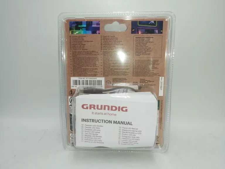 TAŚMA LED GRUNDIG 3M Z PILOTEM KOLOR KOMPLET