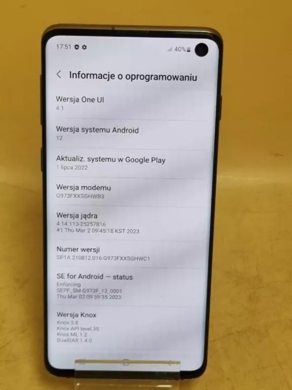 TELEFON SAMSUNG GALAXY S10 8/128GB
