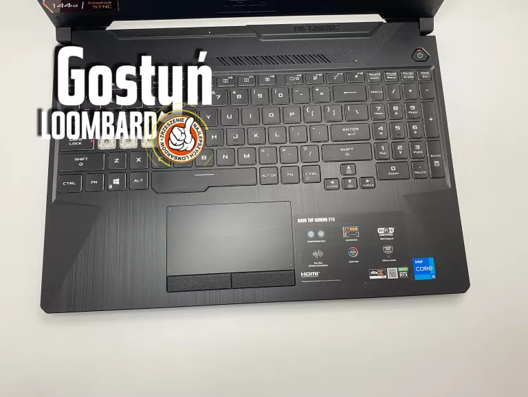 LAPTOP ASUS TUF GAMING F15 16GB 512GB WIN 11 I5 KPL