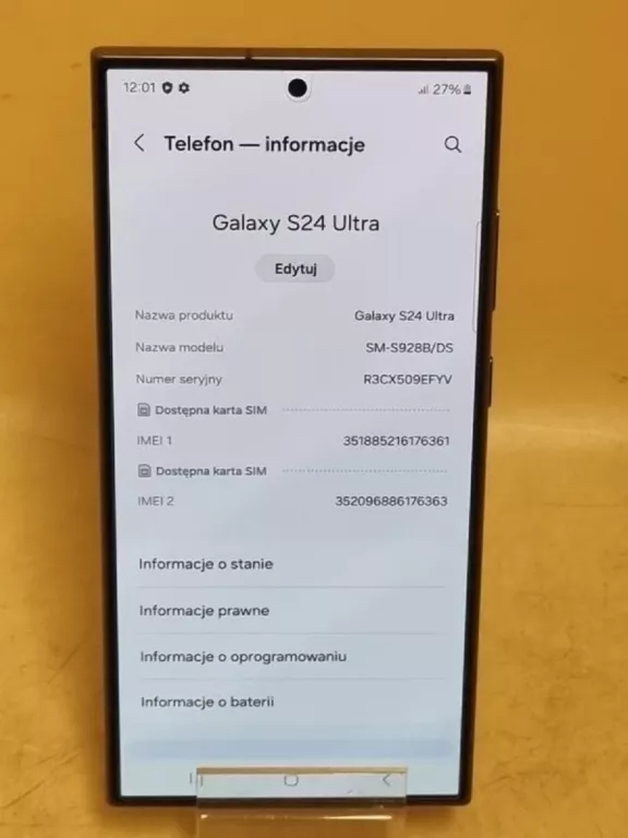 TELEFON SAMSUNG GALAXY S24 ULTRA 12/256GB