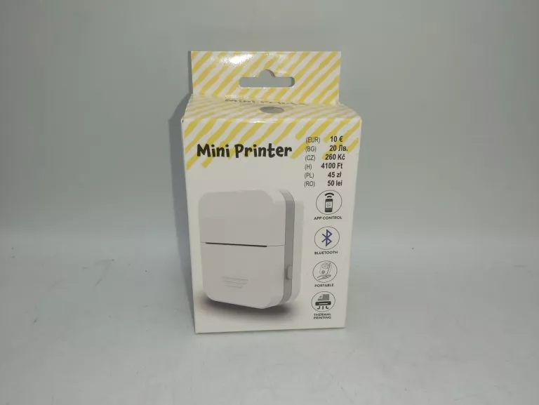 MINI DRUKARKA PORTABLE MINI PRINTER TEDI