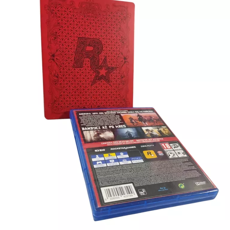 GRA RED DEAD REDEMPTION II STEELBOOK MAPA PS4