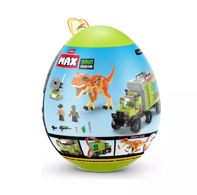 KLOCKI ZURU MAX DINO ADVENTURE