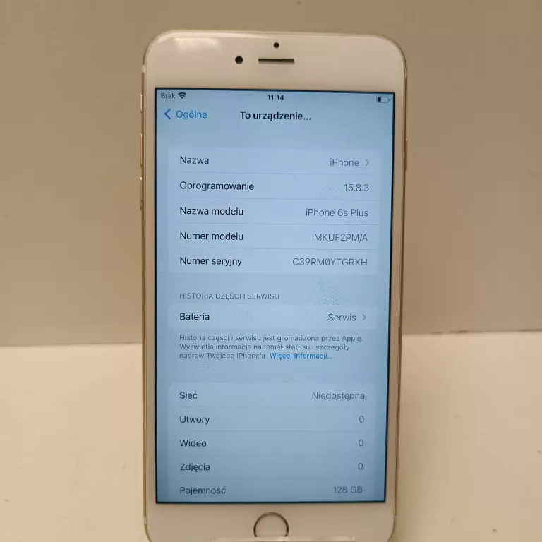 TELEFON IPHONE 6S PLUS 128GB BAT 68%