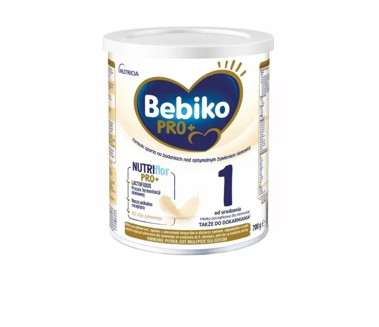 BEBIKO PRO+1 MLEKO POCZĄTKOWE DLA NIEMOWLĄT OD URODZENIA PROSZEK 700 G
