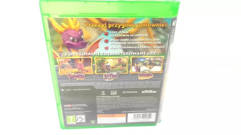 GRA XBOX ONE SPYRO REIGNITED TRILOGY