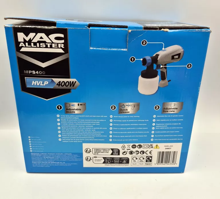 PISTOLET MALARSKI MACALLISTER MPS400 400W
