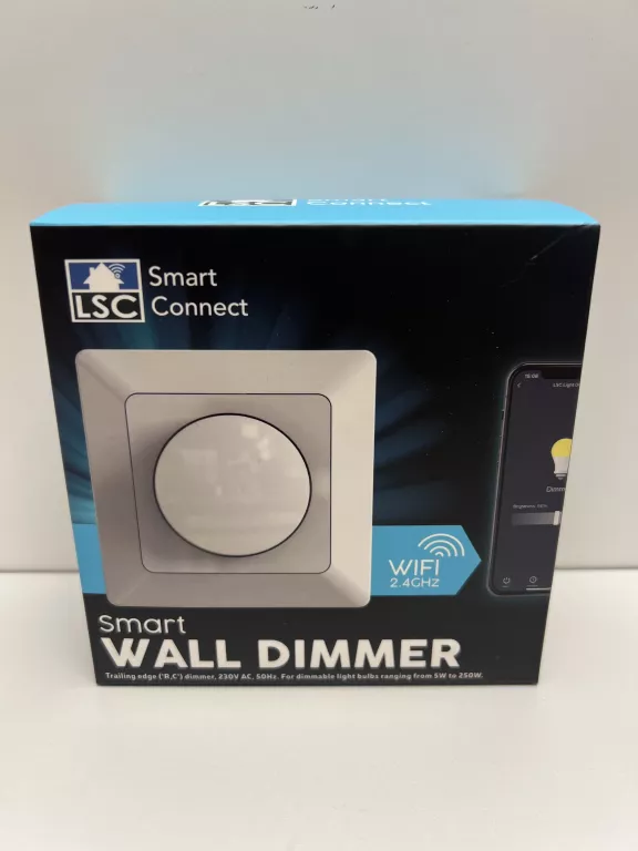 INTELIGENTNY ŚCIEMNIACZ ŚCIENNY LSC SMART CONNECT WIFI, APLIKACJA