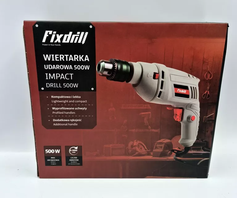 WIERTARKA UDAROWA FIX DRILL 500W