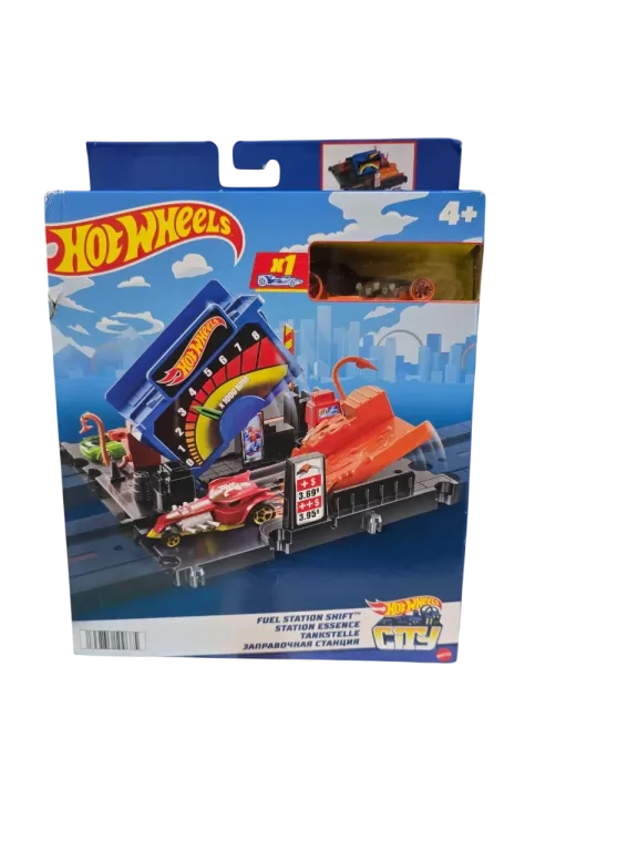 ZESTAW HOT WHEELS WYRZUTNIA + AUTKO