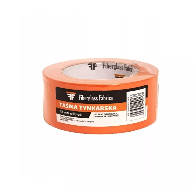 TAŚMA TYNKARSKA 48MM/50YD POMARAŃCZOWA FIBERGLASS